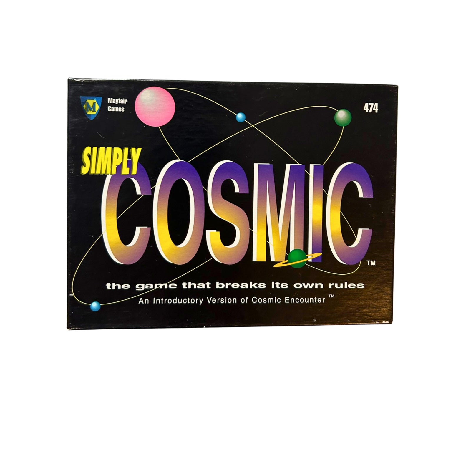 Simply Cosmic - Mayfair Games 1995 - Englisch – SKU W9409 – Gesellschaftsspiel gebraucht kaufen bei Brettspielimperium