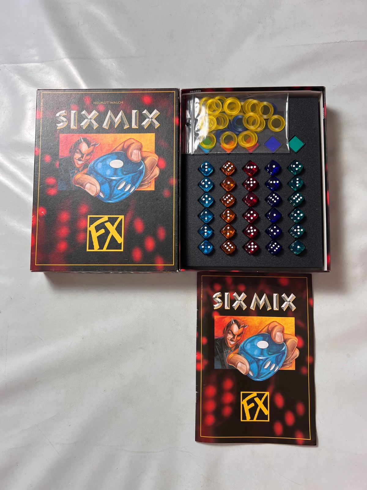 Sixmix FX Schmid Spiele Spiel Gesellschaftsspiel Würfel - Siehe Beschreibung - Ansicht 2