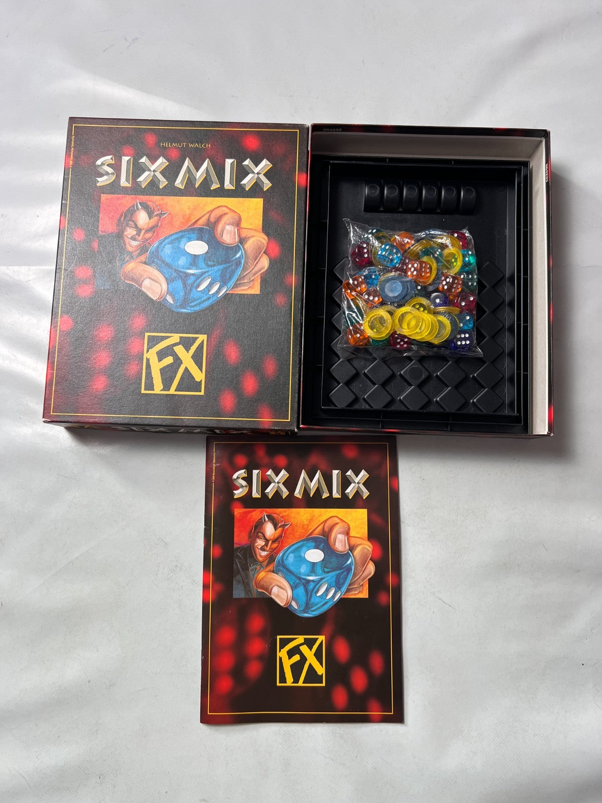 Sixmix FX Schmid Spiele Spiel Gesellschaftsspiel Würfel  Unbespielt - Ansicht 2