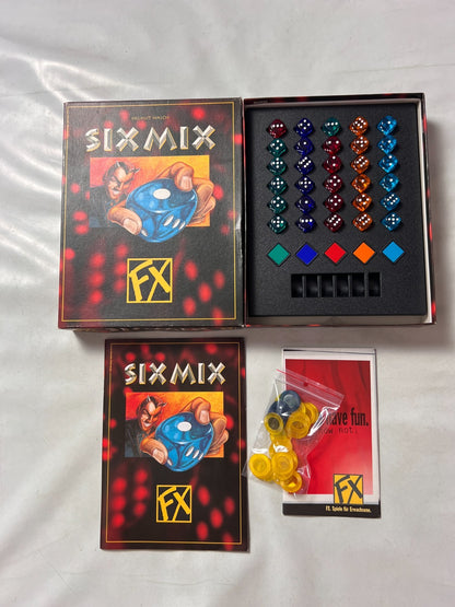 Sixmix FX Schmid Spiele Spiel Gesellschaftsspiel Würfel - Vollständig - Ansicht 2