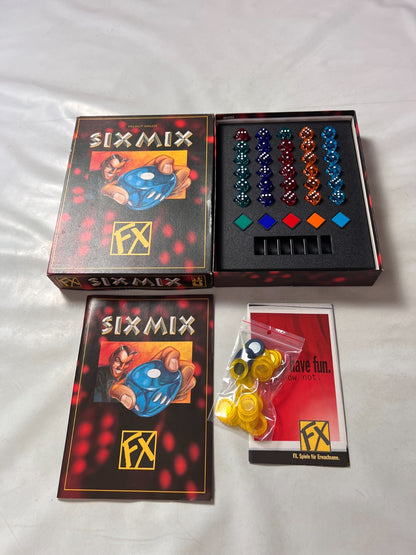 Sixmix FX Schmid Spiele Spiel Gesellschaftsspiel Würfel - Vollständig - Ansicht 3