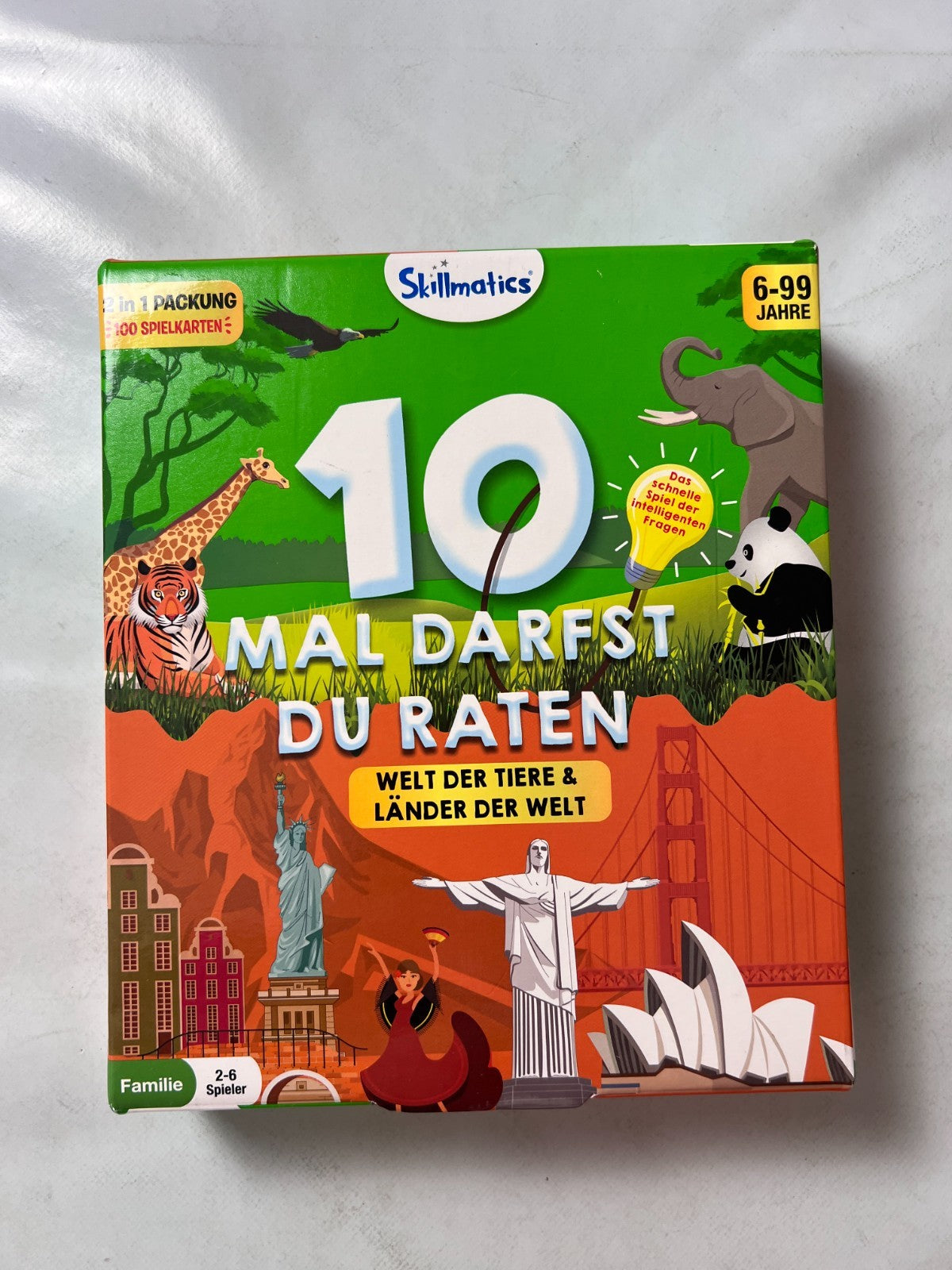 Skillmatics 10 Mal darfst du raten Welt der Tiere Länder der Welt - Vollständig - Ansicht 5