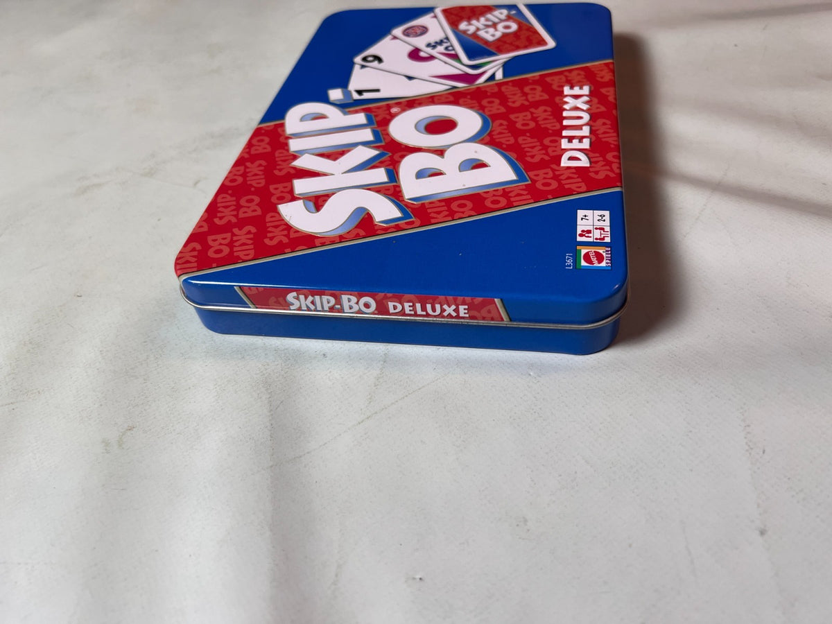 Skip Bo deluxe blau Metalldose Mattel 2006 Kartenspiel Spiel - Vollständig - Ansicht 5