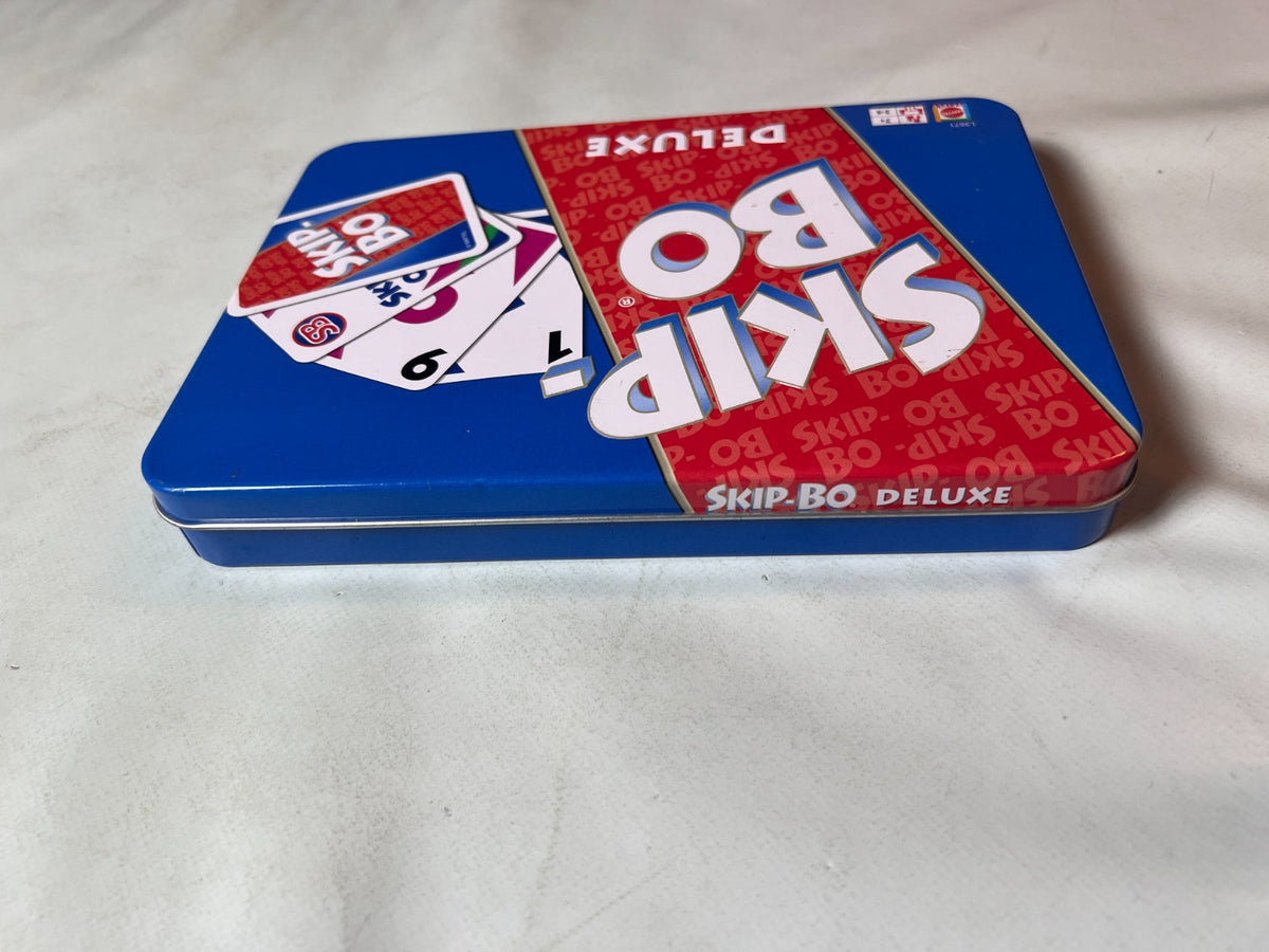 Skip Bo deluxe blau Metalldose Mattel 2006 Kartenspiel Spiel - Vollständig - Ansicht 6