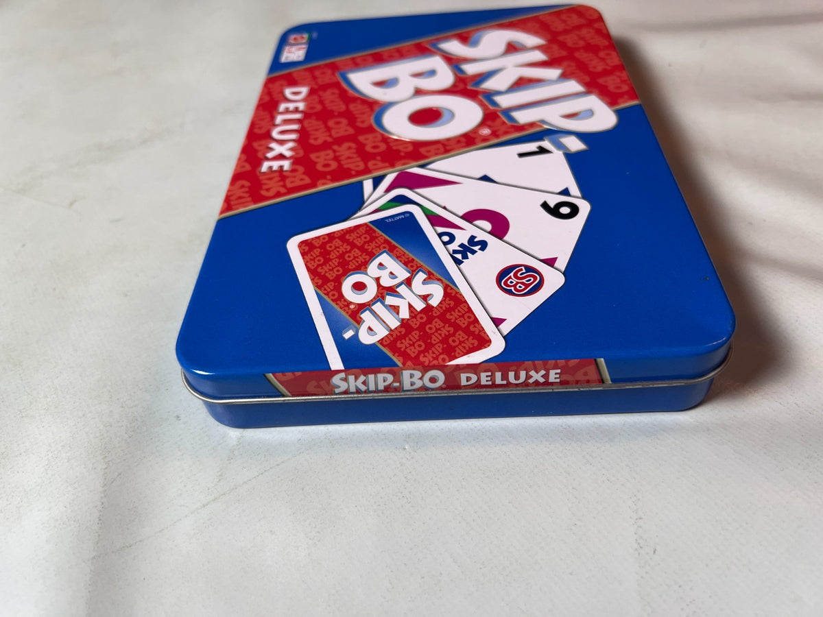 Skip Bo deluxe blau Metalldose Mattel 2006 Kartenspiel Spiel - Vollständig - Ansicht 7