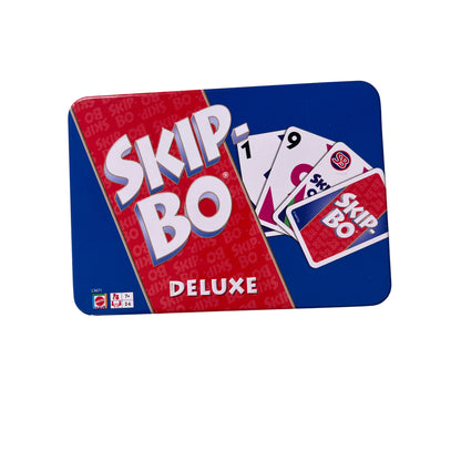 Skip Bo deluxe blau Metalldose Mattel 2006 Kartenspiel Spiel – SKU A14148 – Kartenspiel gebraucht kaufen bei Brettspielimperium
