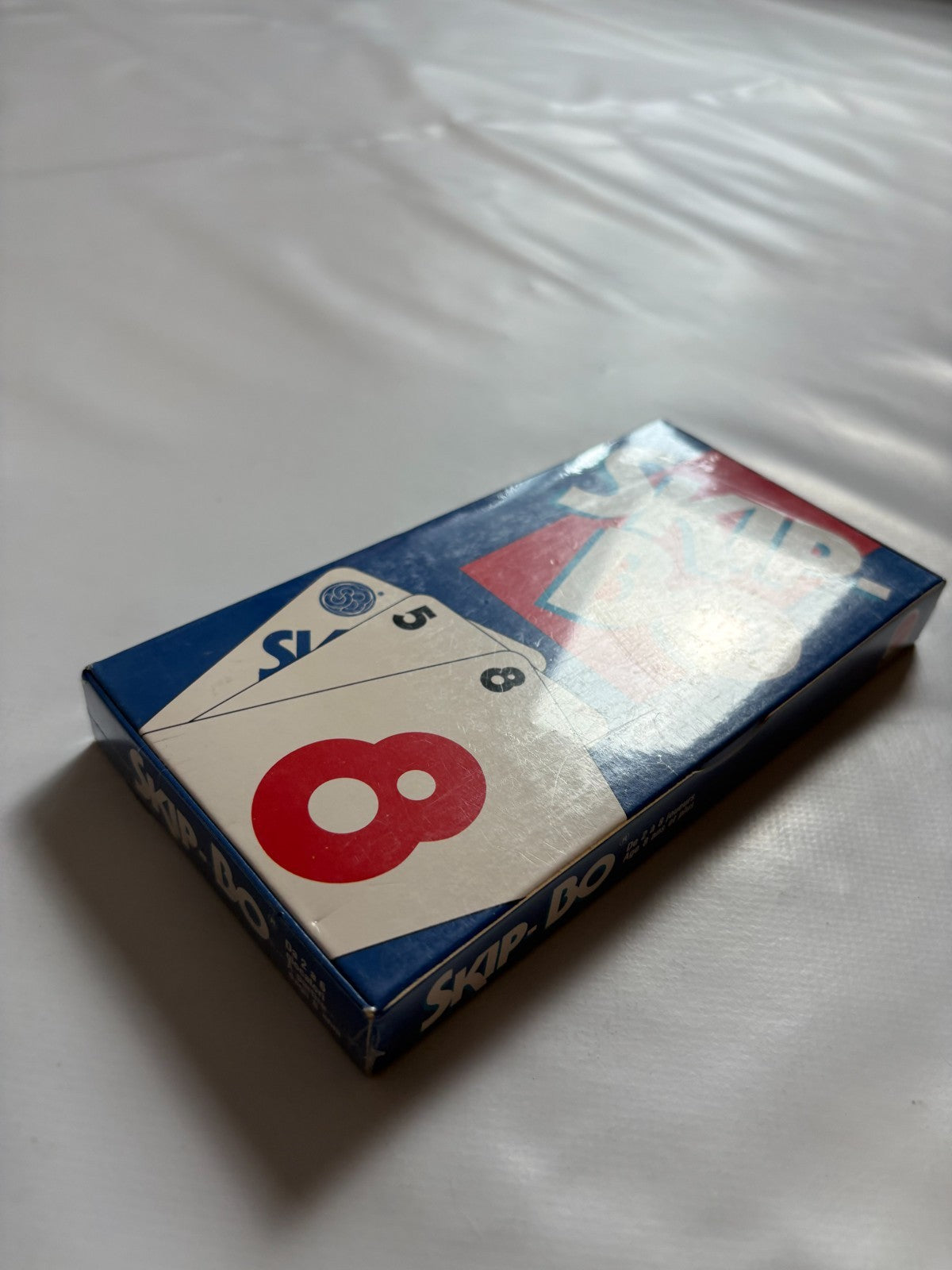 Skip Bo Kartenspiel Mattel blau rote Ausgabe 1992  - NEU in Folie - Ansicht 4