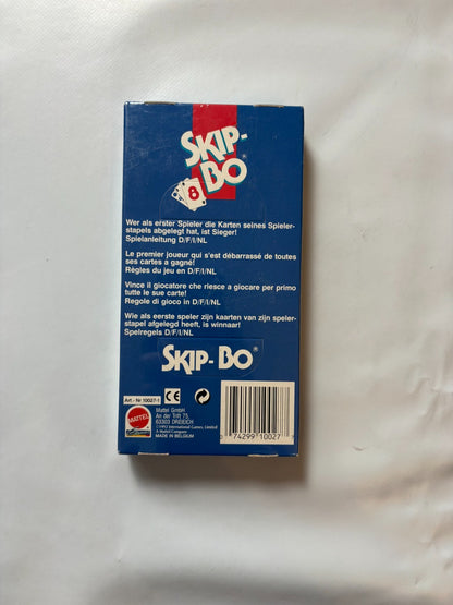 Skip Bo Kartenspiel Mattel blau rote Ausgabe 1992  - NEU in Folie - Ansicht 6