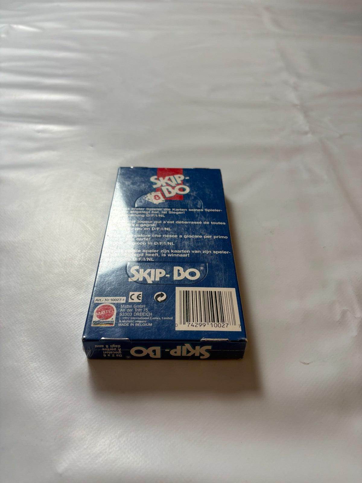 Skip Bo Kartenspiel Mattel blau rote Ausgabe 1992  - NEU in Folie - Ansicht 7