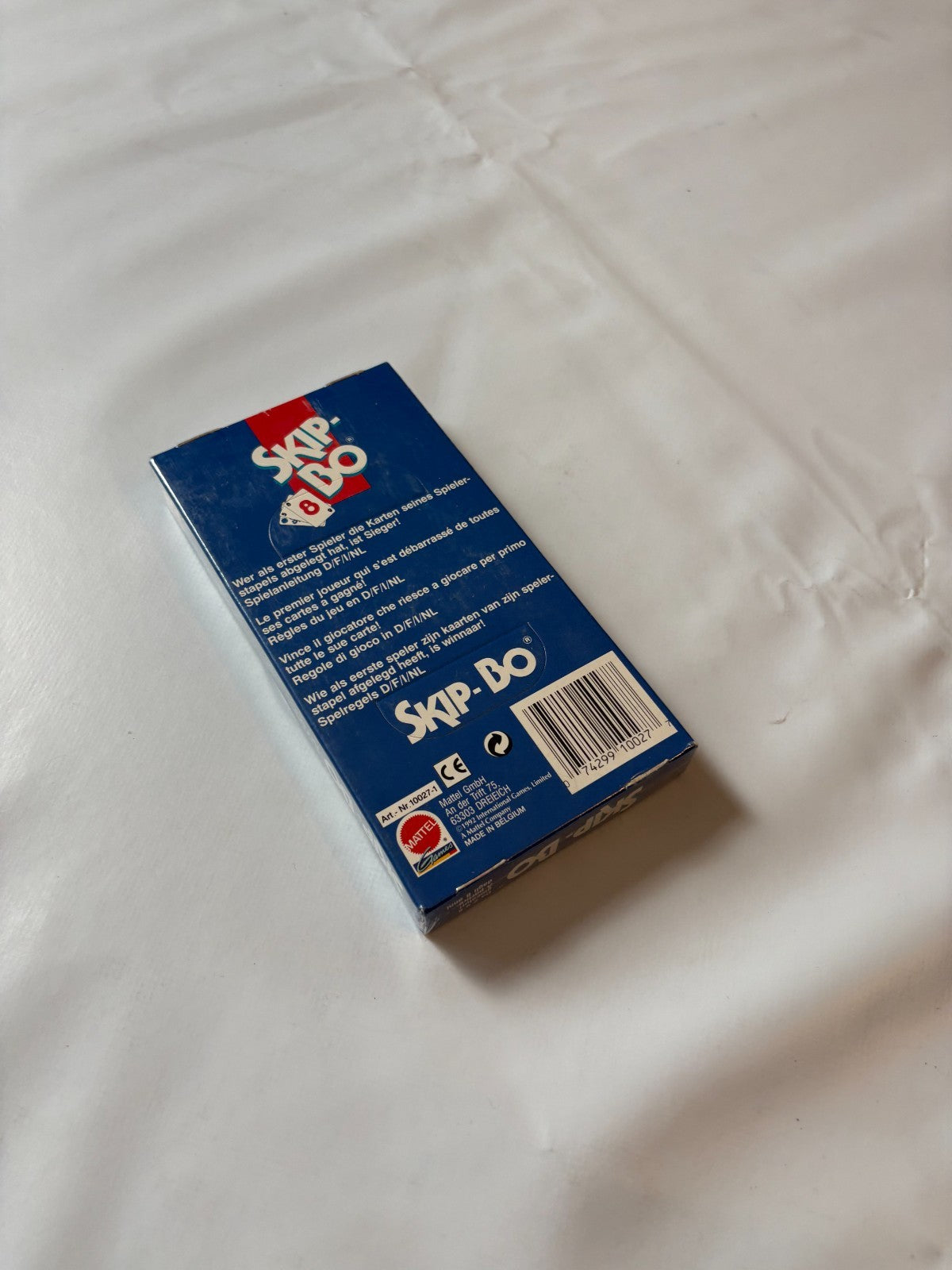 Skip Bo Kartenspiel Mattel blau rote Ausgabe 1992  - NEU in Folie - Ansicht 9