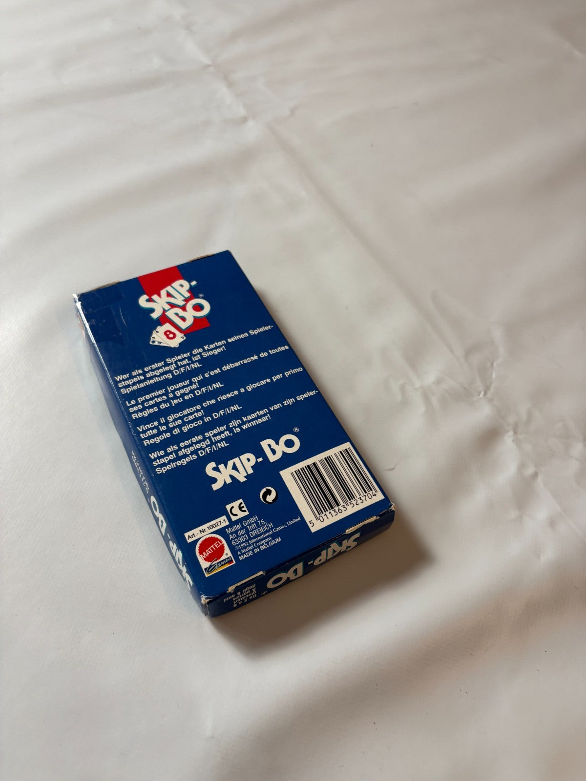Skip Bo Kartenspiel Mattel blau rote Ausgabe 1992  - vollständig - Ansicht 11