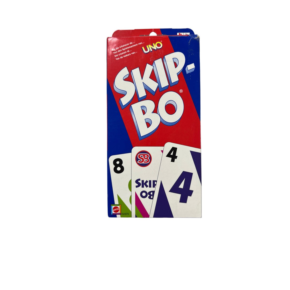 Skip Bo Kartenspiel Mattel blau rote Ausgabe 2003 - Unbespielt – SKU A13297 – Kartenspiel gebraucht kaufen bei Brettspielimperium