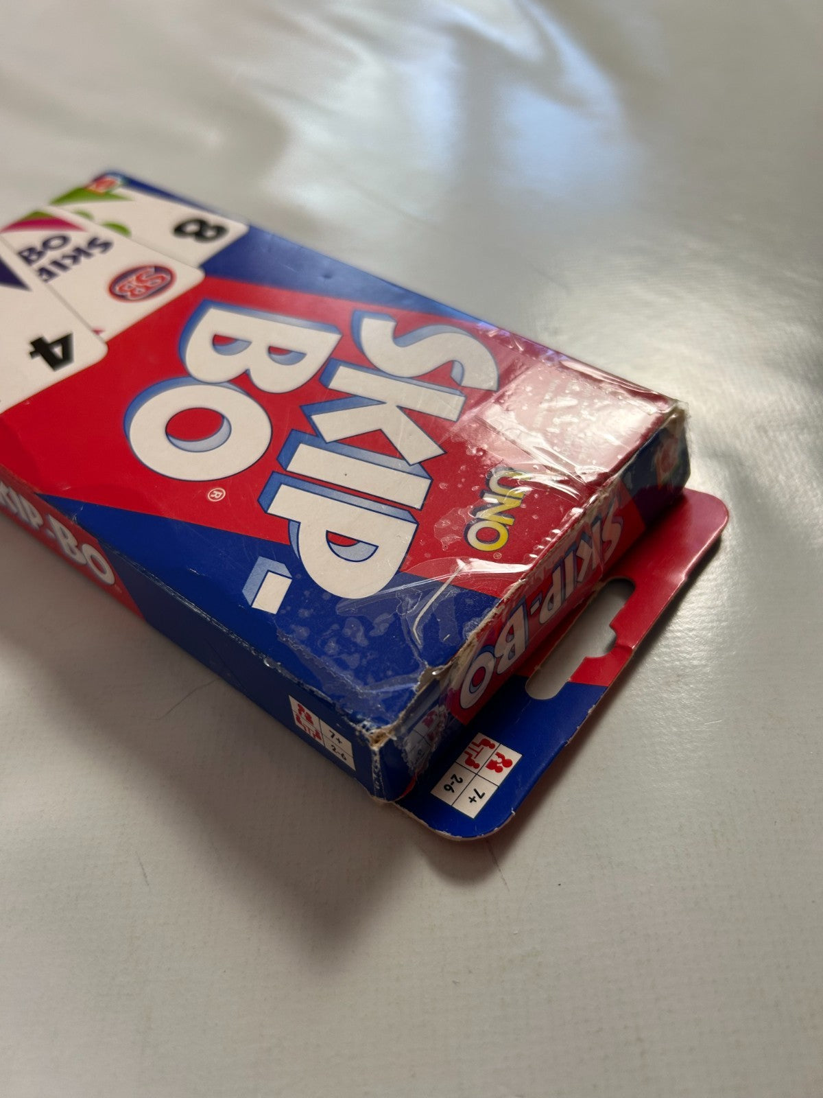 Skip Bo Kartenspiel Mattel blau rote Ausgabe 2003   vollständig - Ansicht 6