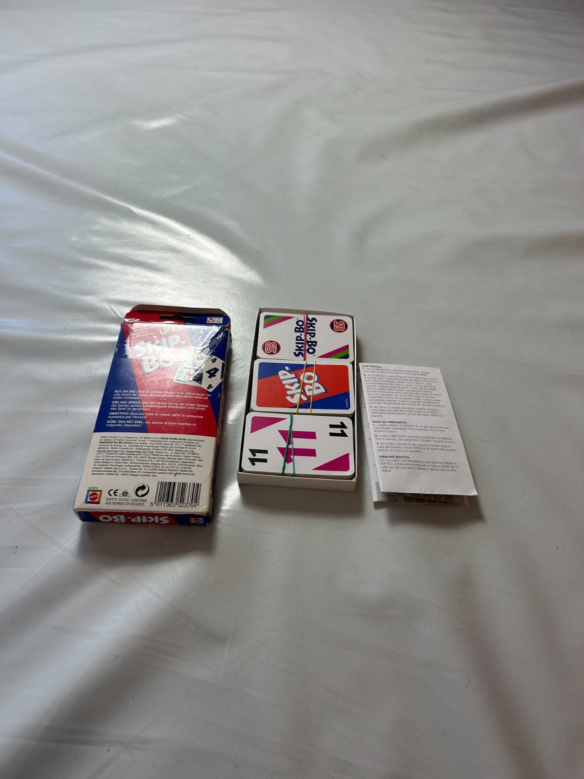 Skip Bo Kartenspiel Mattel blau rote Ausgabe 2003   vollständig - Ansicht 8