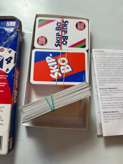Skip Bo Kartenspiel Mattel blau rote Ausgabe 2003   vollständig - Ansicht 9
