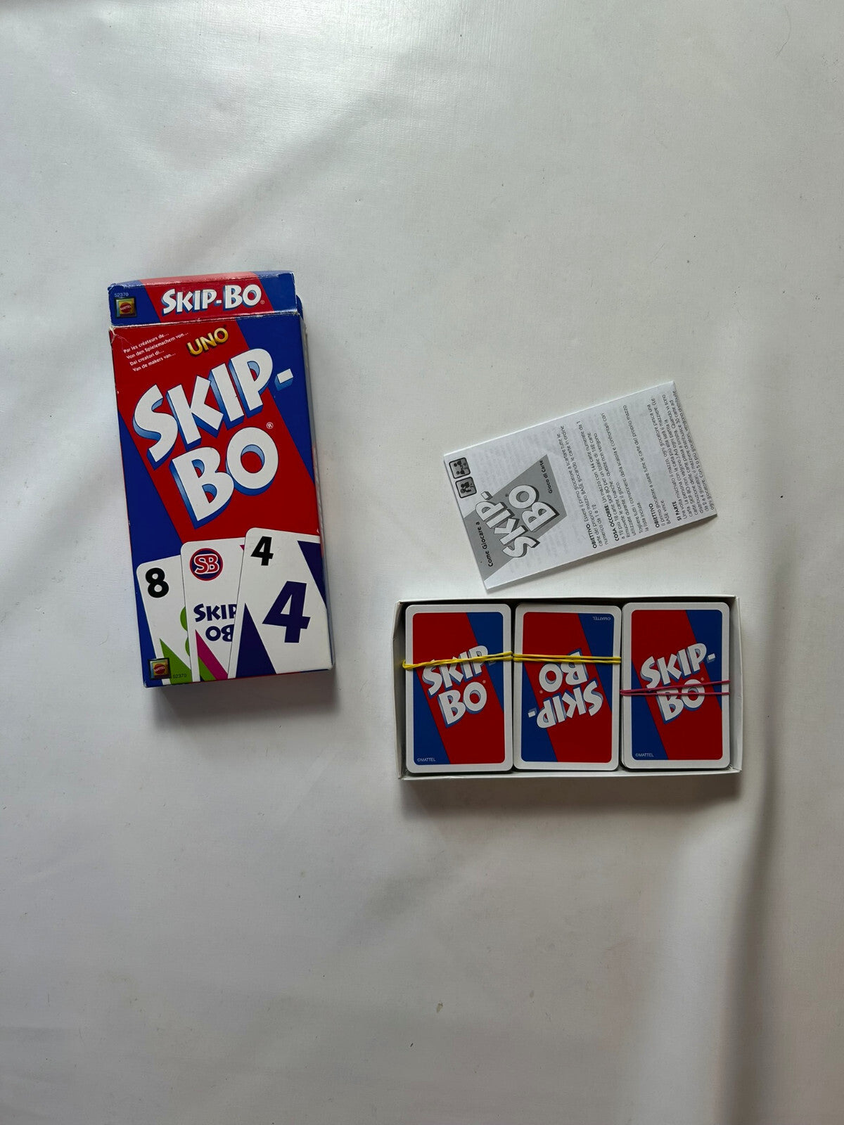 Skip-Bo - Mattel blau rote Ausgabe 2010  - vollständig - Ansicht 7
