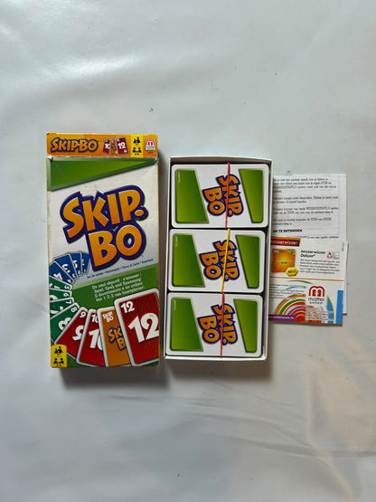 Skip Bo Spiel Kartenspiel Mattel Neuere Version - Vollständig - Ansicht 2