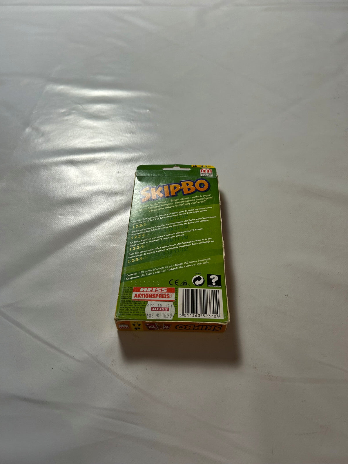 Skip Bo Spiel Kartenspiel Mattel Neuere Version - Vollständig - Ansicht 5