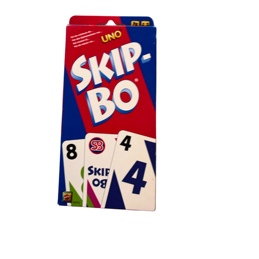 SkipBo Mattel blau rote Ausgabe 2010 – SKU A14185 – Kartenspiel gebraucht kaufen bei Brettspielimperium