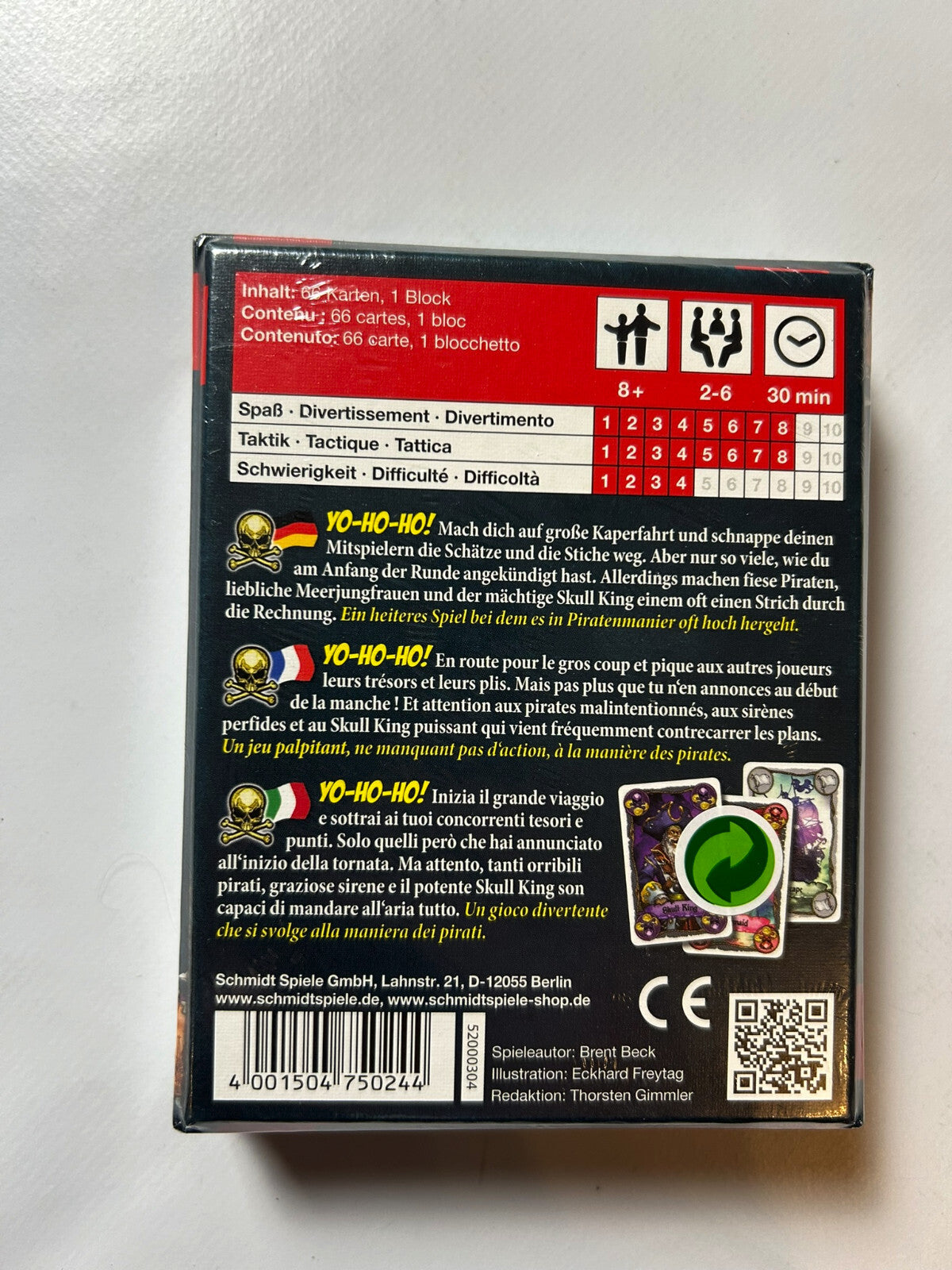 Skull King Schmidt Spiele Spiel Kartenspiel - NEU in Folie - Ansicht 4