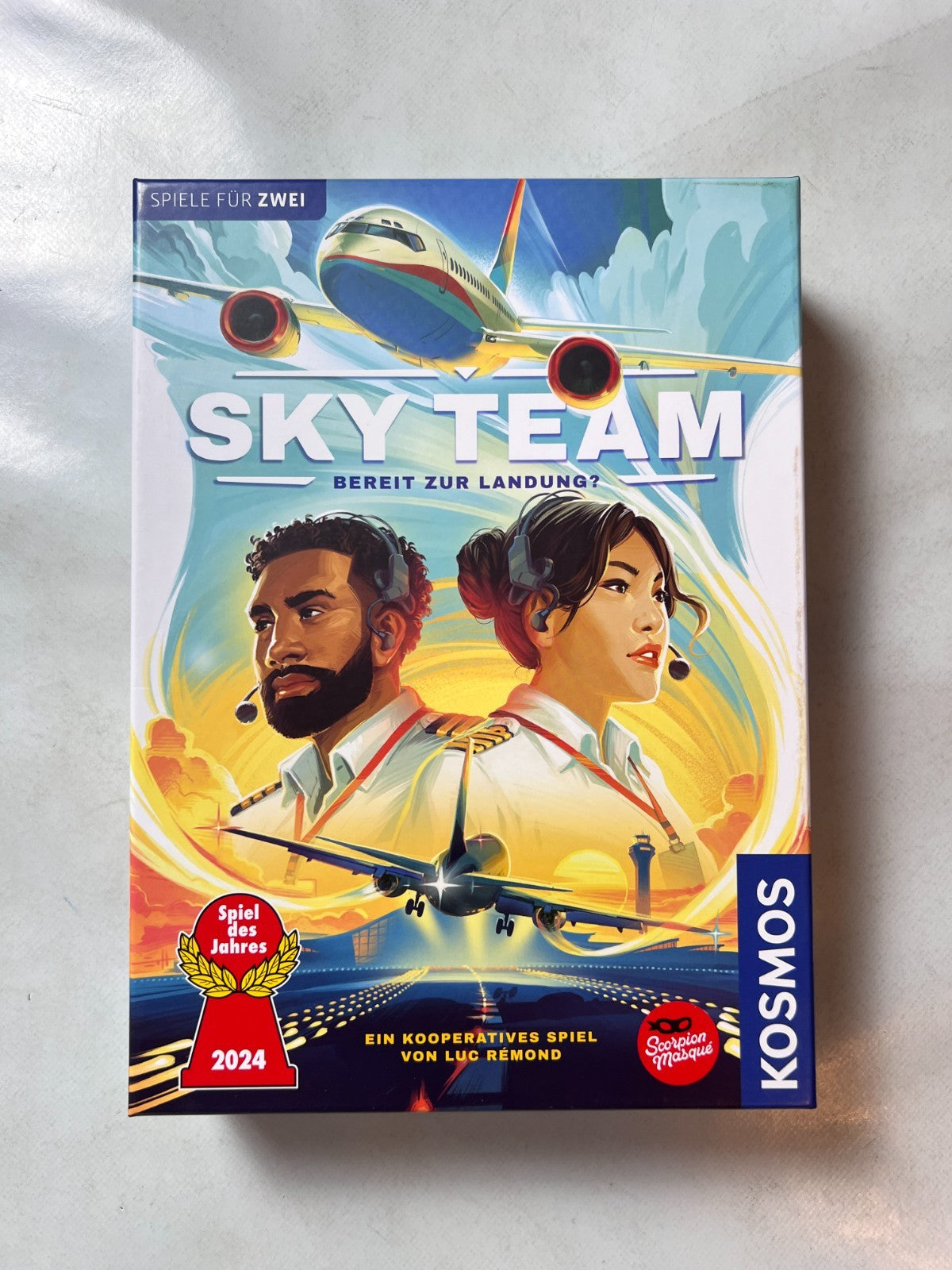 Sky Team – „Bereit zur Landung?“ (Spiel des Jahres 2024) Kosmos – NEU - Ansicht 2