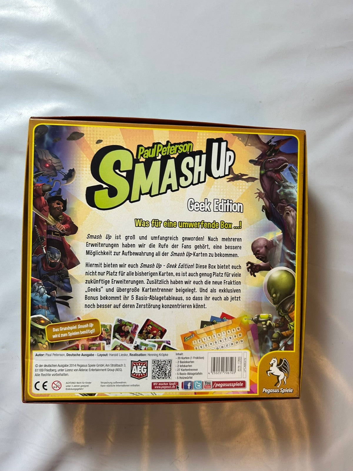 Smash up Geek Edition Mit div. Erweiterungen Spiel Pegasus  Vollständig - Ansicht 8