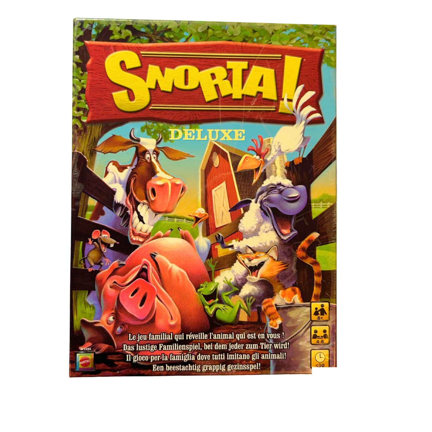Snorta! Deluxe - Brettspiel Gesellschaftsspiel - Mattel 2009 – SKU A11233 – Gesellschaftsspiel gebraucht kaufen bei Brettspielimperium