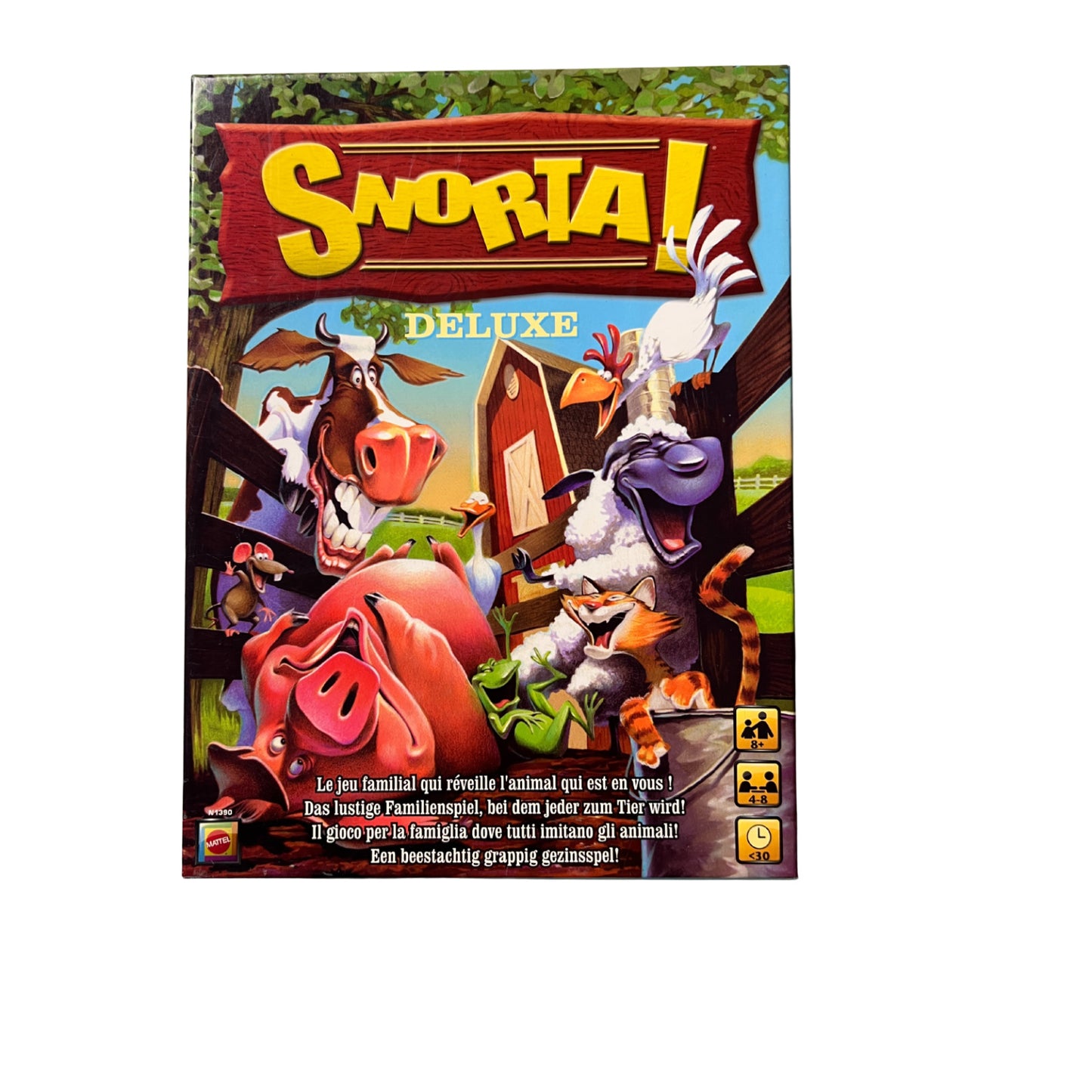 Snorta! Deluxe - Brettspiel Gesellschaftsspiel - Mattel 2009 – SKU A13126 – Gesellschaftsspiel gebraucht kaufen bei Brettspielimperium
