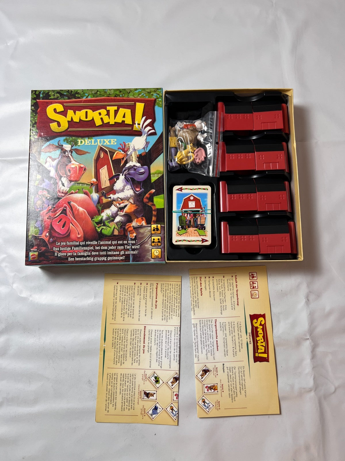 Snorta! Deluxe - Brettspiel Gesellschaftsspiel - Mattel 2009 - vollständig - Ansicht 2