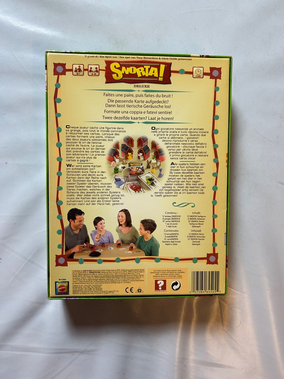 Snorta! Deluxe  Brettspiel Gesellschaftsspiel  Mattel 2009  vollständig - Ansicht 8
