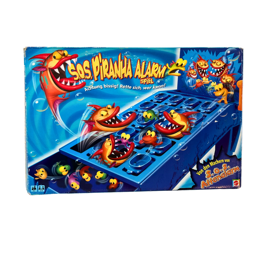 SOS Piranha Alarm - Mattel - Kinderspiel - ab 5 Jahre - Vollständig - Ansicht 1