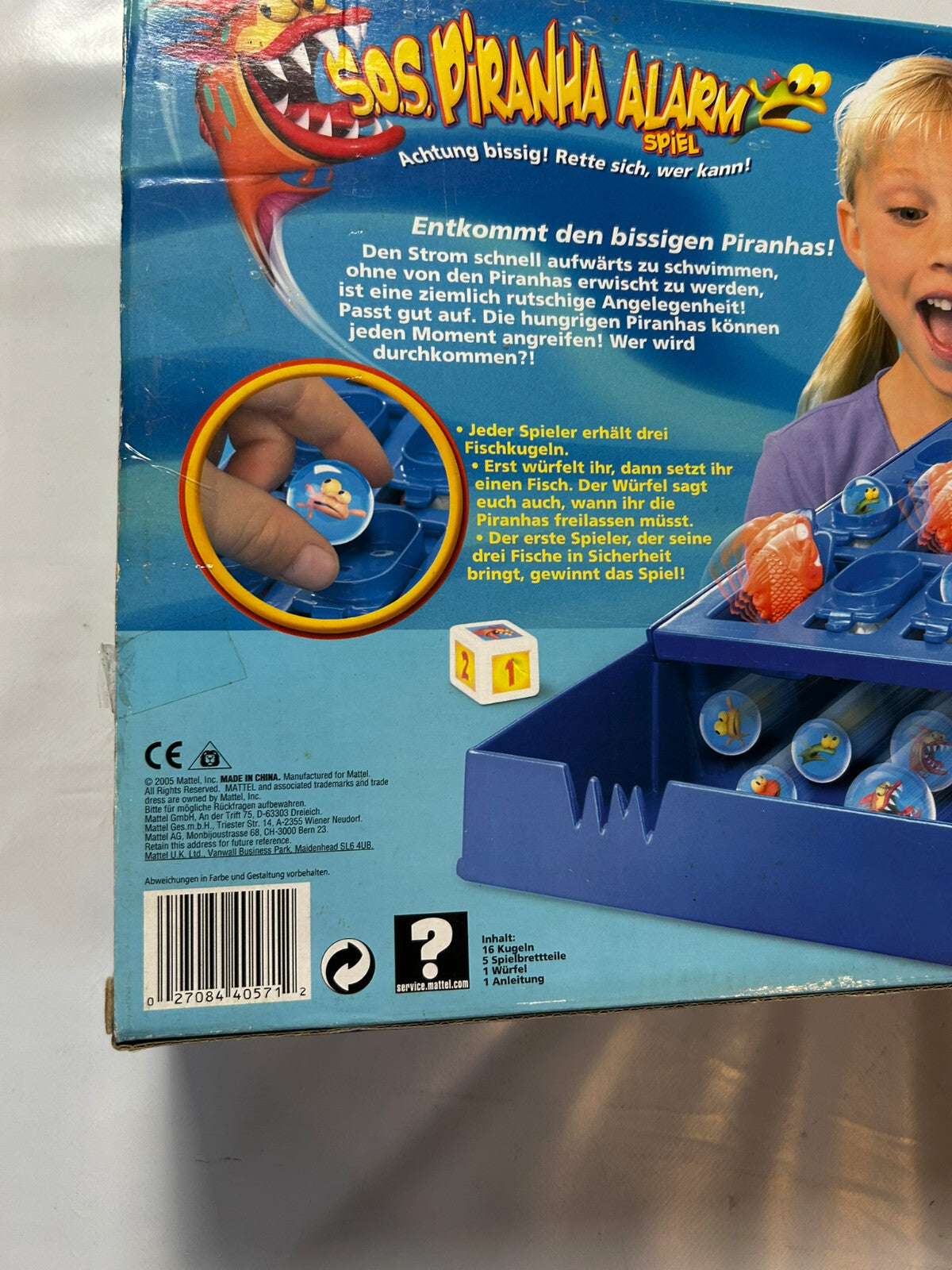 SOS Piranha Alarm - Mattel - Kinderspiel - ab 5 Jahre - Vollständig - Ansicht 11