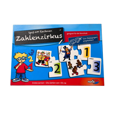 Spaß Am Rechnen Zahlenzirkus, Erstes Lernspiel Noris – SKU A13915 – Gesellschaftsspiel gebraucht kaufen bei Brettspielimperium