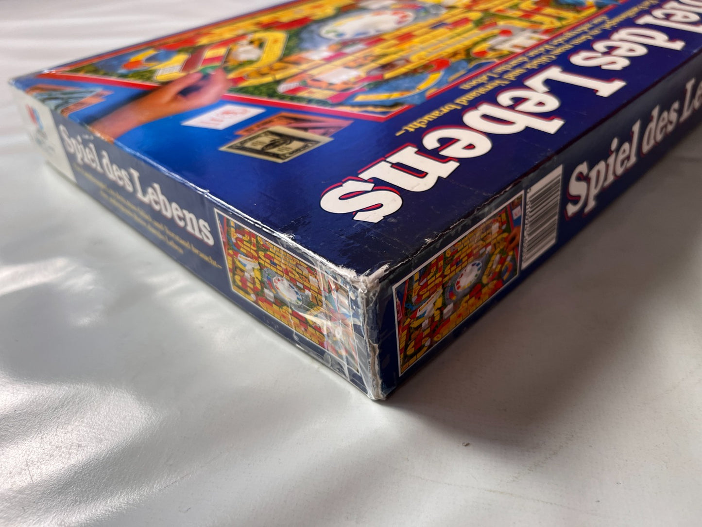 Spiel des Lebens MB 1984 Spiel blaue Ausgabe Brettspiel 2 Fahnen Vollständig - Ansicht 11