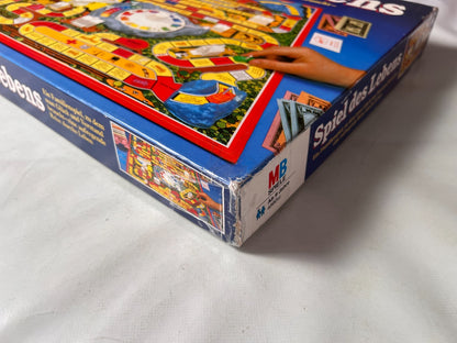 Spiel des Lebens MB 1984 Spiel blaue Ausgabe Brettspiel 2 Fahnen Vollständig - Ansicht 13