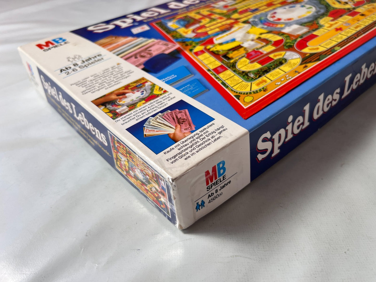 Spiel des Lebens MB 1984 Spiel blaue Ausgabe Brettspiel 2 Fahnen Vollständig - Ansicht 15