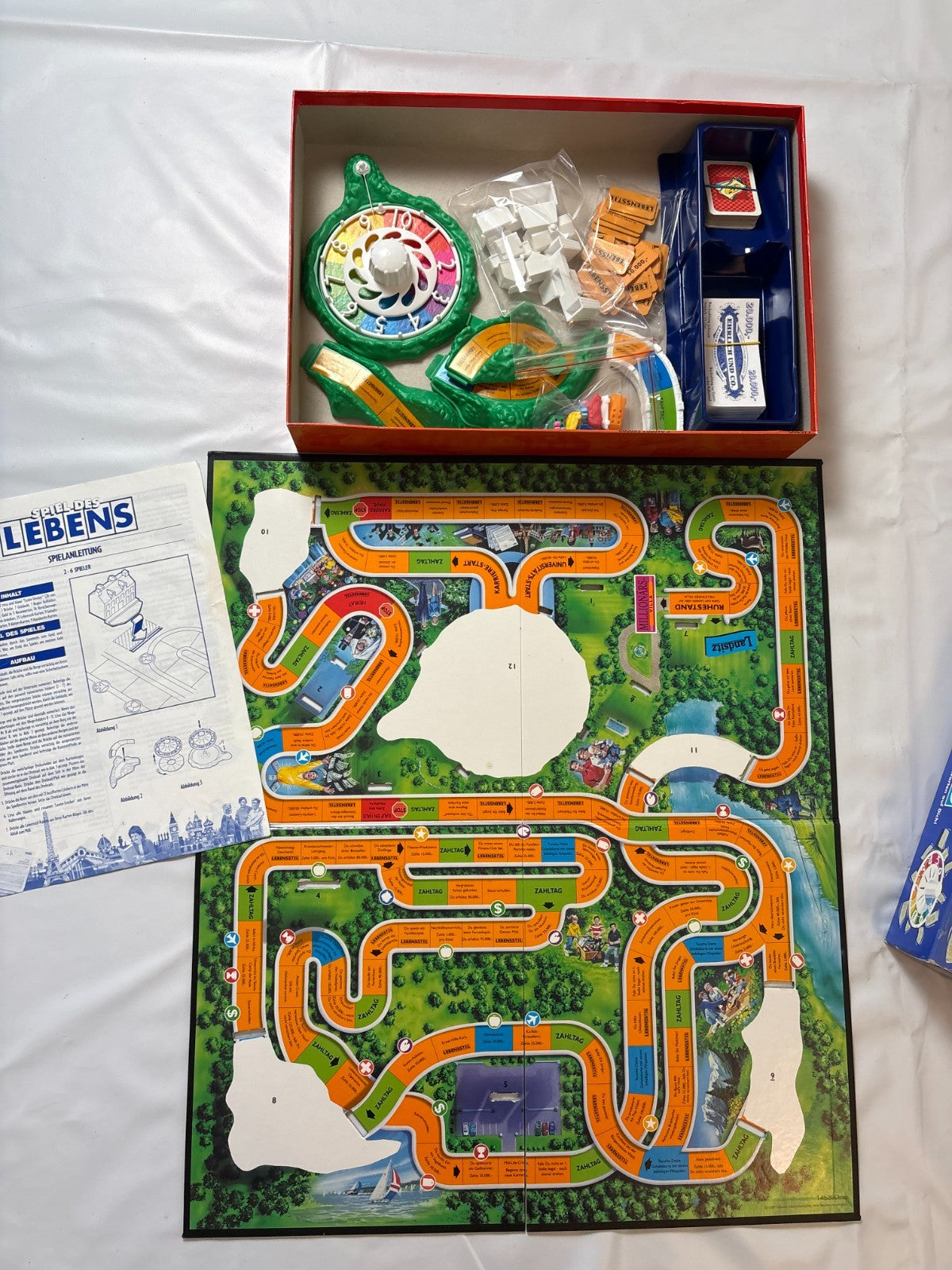 Spiel des Lebens Original MB 1997 Blaue Ausgabe - Vollständig - Ansicht 6