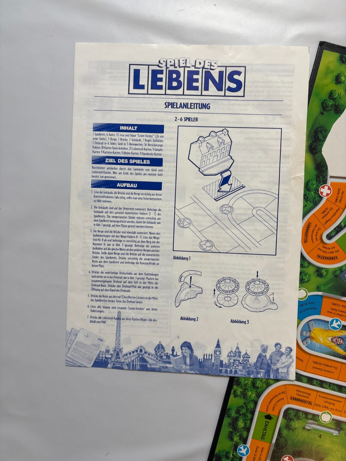 Spiel des Lebens Original MB 1997 Blaue Ausgabe - Vollständig - Ansicht 7