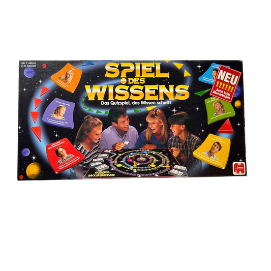 Spiel des Wissens Brettspiel Gesellschaftsspiel Jumbo 1995 - Vollständig - Ansicht 1