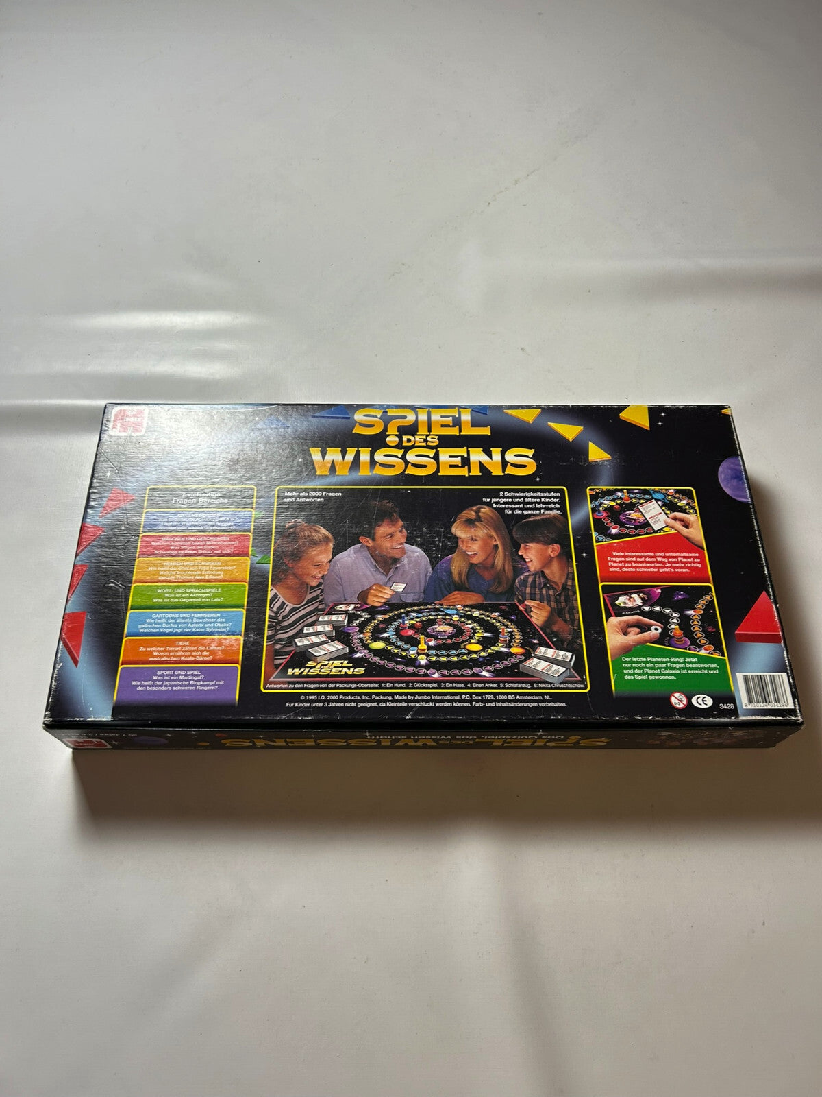 Spiel des Wissens Brettspiel Gesellschaftsspiel Jumbo 1995 - Vollständig - Ansicht 2