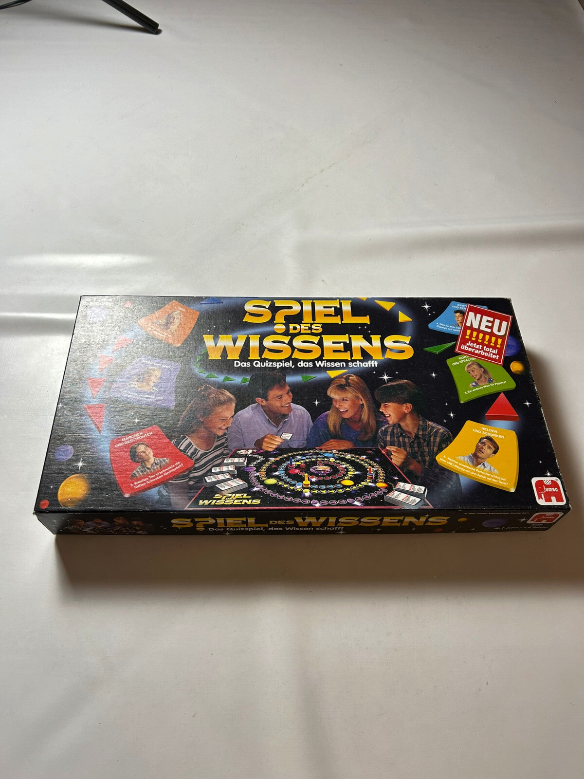 Spiel des Wissens Brettspiel Gesellschaftsspiel Jumbo 1995 - Vollständig - Ansicht 4