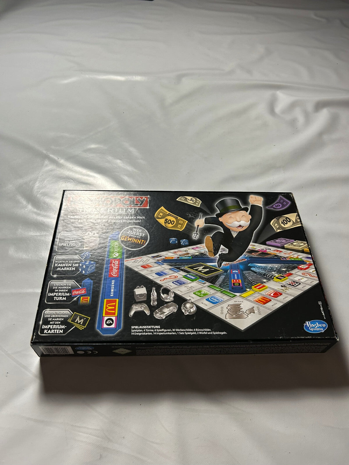Spiel Monopoly Imperium silber Topmarken DER WELT Hasbro vollständig - Ansicht 12