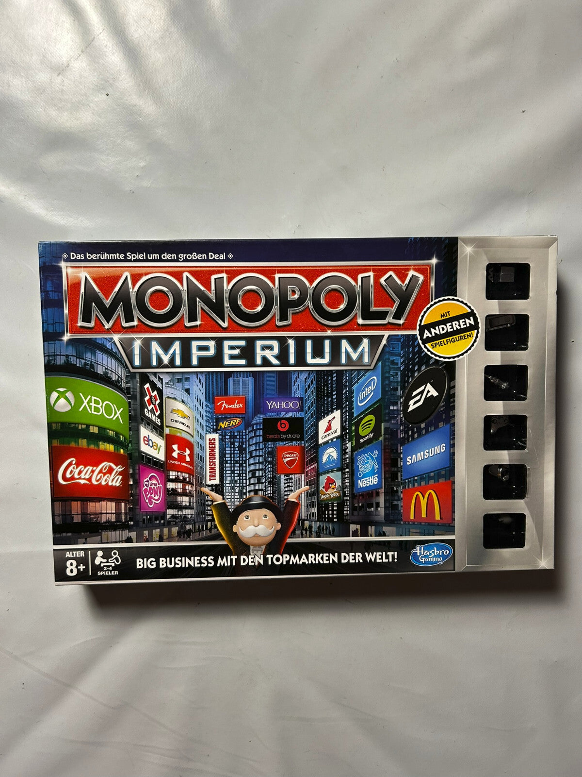 Spiel Monopoly Imperium silber Topmarken DER WELT Hasbro vollständig - Ansicht 2