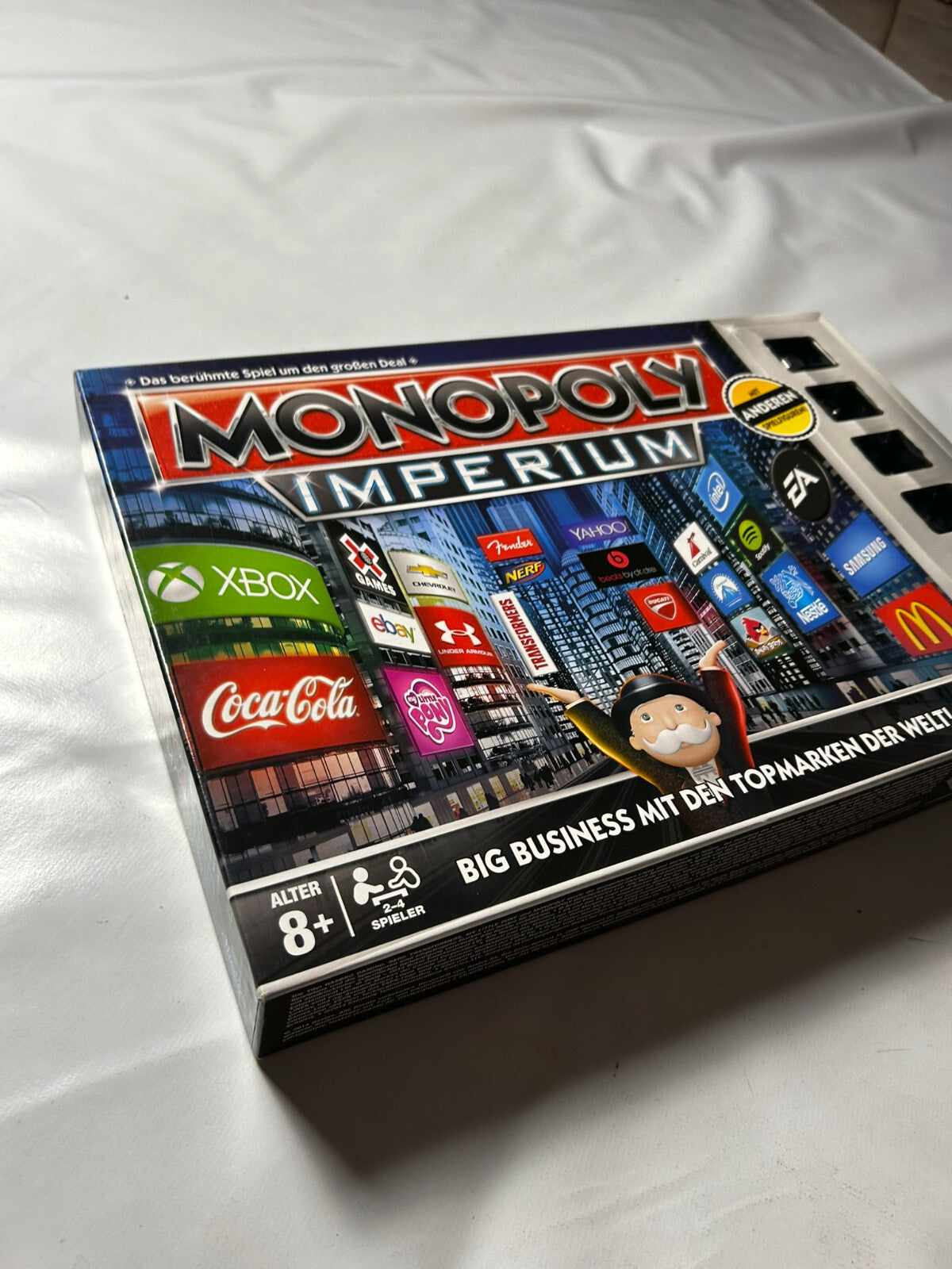 Spiel Monopoly Imperium silber Topmarken DER WELT Hasbro vollständig - Ansicht 5