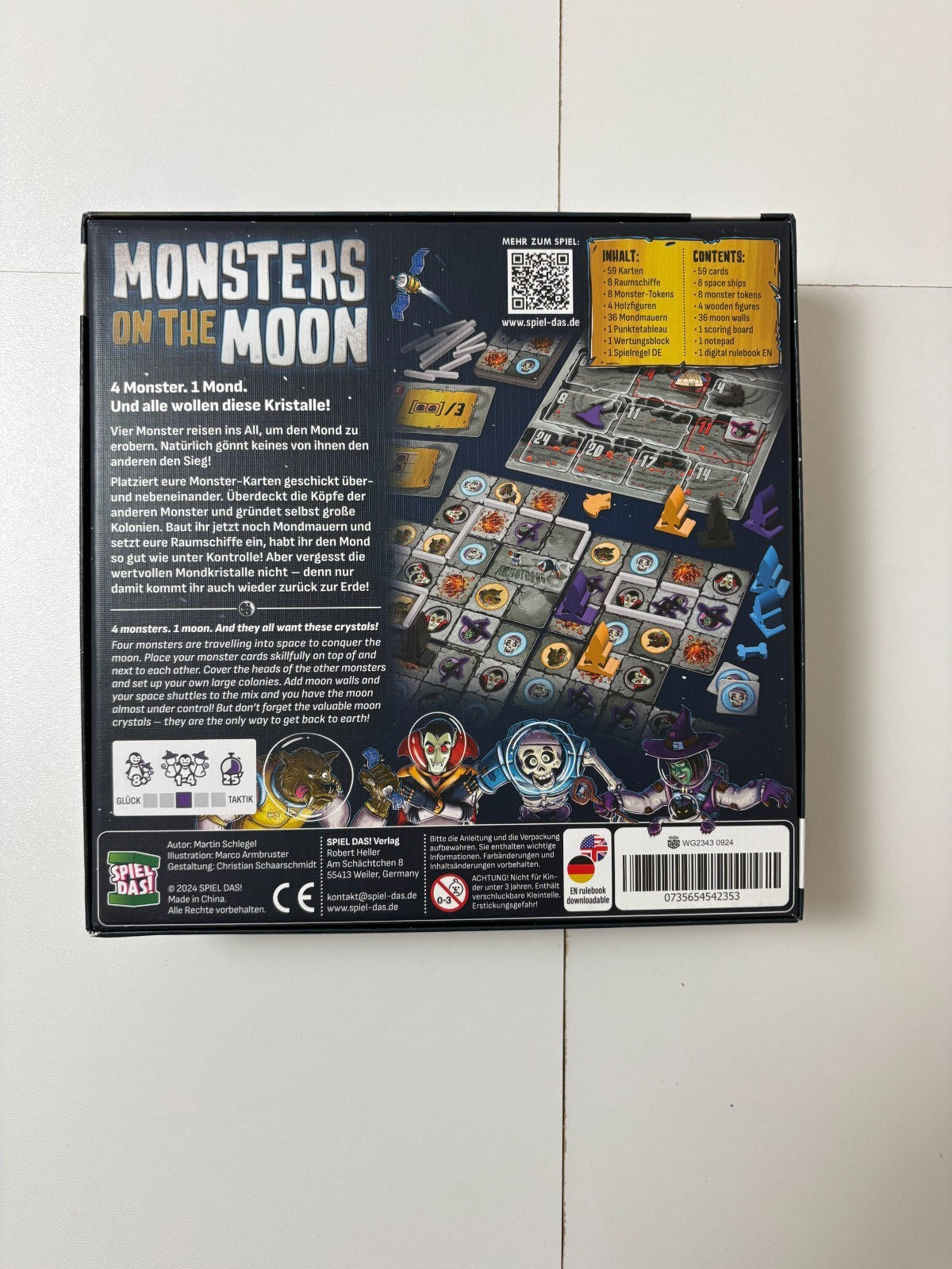 Spiel Monsters on the Moon Spiel Das! - Vollständig - Ansicht 11