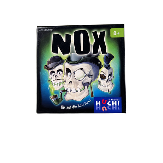 Spiel NOX Huch Brettspiel Gesellschaftsspiel – SKU A13639 – Gesellschaftsspiel gebraucht kaufen bei Brettspielimperium