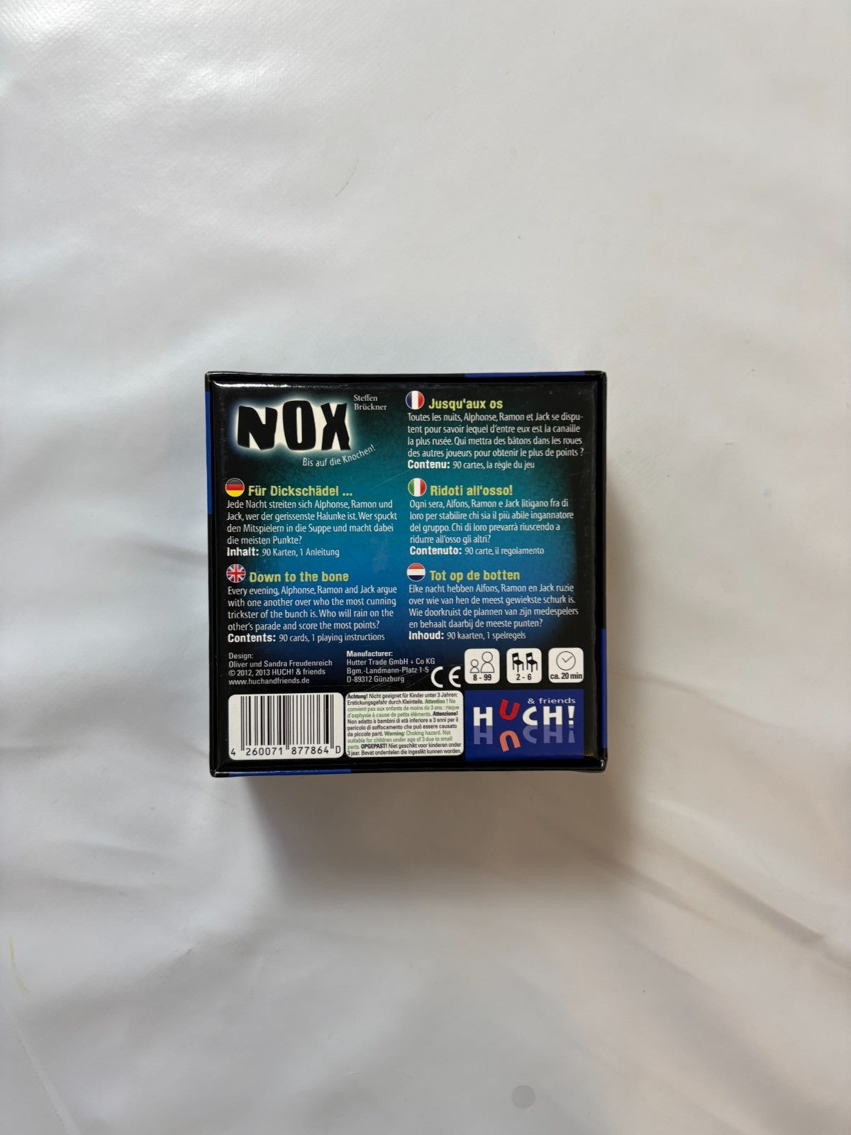 Spiel NOX Huch Brettspiel Gesellschaftsspiel - Unbespielt - Ansicht 9