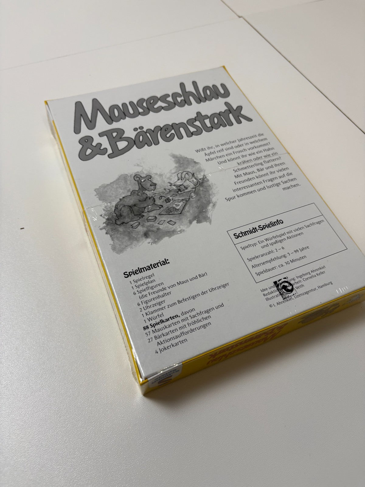Spiel, Schmidt, Mauseschlau und Bärenstark, 1998 - NEU in Folie - Ansicht 9
