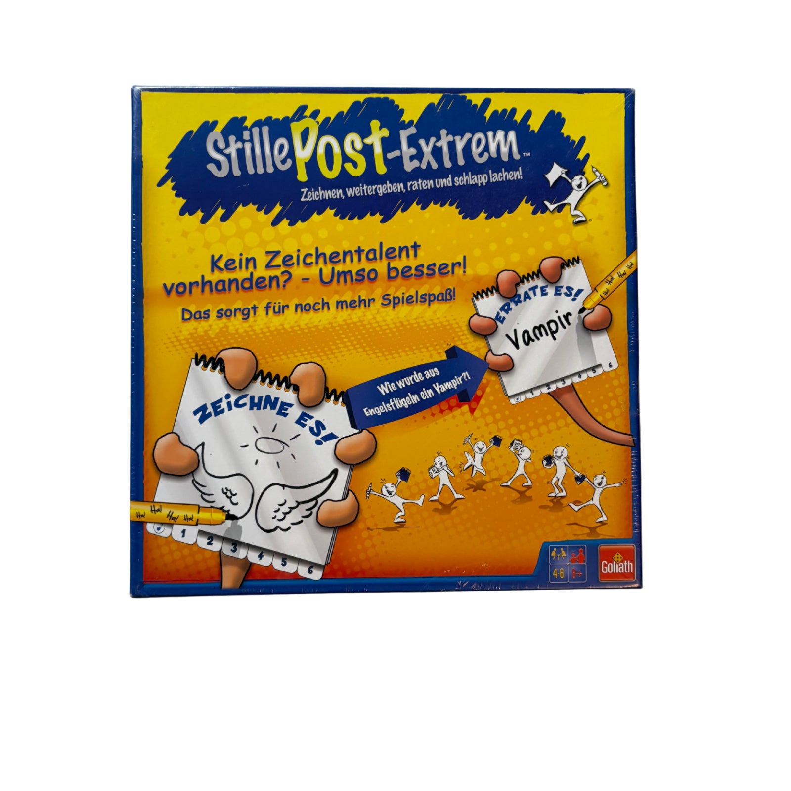 Spiel Stille Post Extrem 6 Spieler Goliath – SKU A13676 – Gesellschaftsspiel gebraucht kaufen bei Brettspielimperium