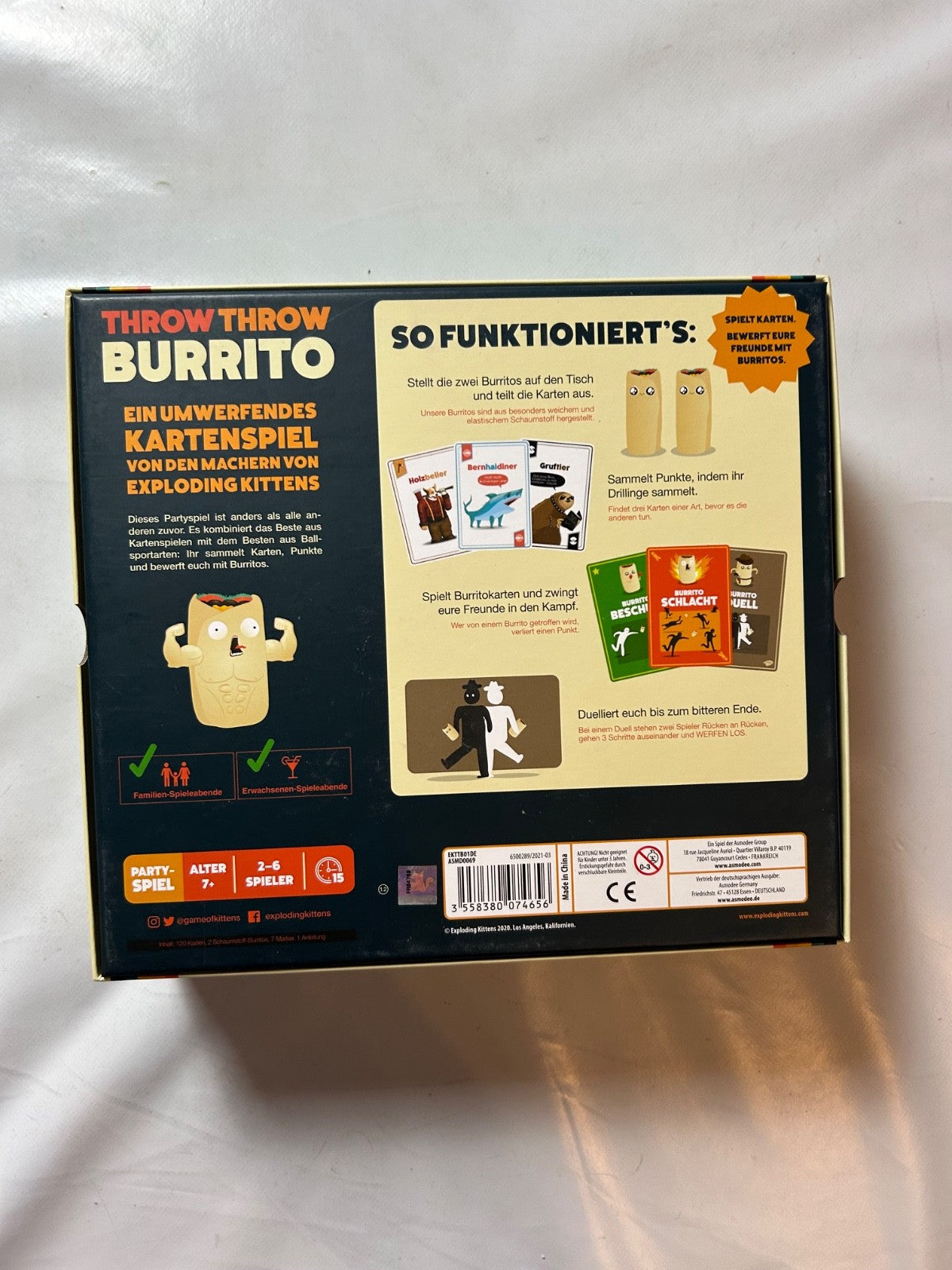 Spiel Throw Throw Burrito Asmodee - Vollständig - Ansicht 8